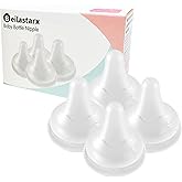 Beilastar-x Nipples for Baby Bottles – 100% Soft Baby Bottle Nipples, Natural Feel Silicone Bottle Nipples, BPA-Free(9M+, LL, 4 Counts)