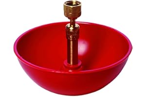 Little Giant® Automatic Poultry Fount | Game Bird Fount | Heavy Duty Plastic | Waterer Bowl with Hose Attachment | 2 Pints