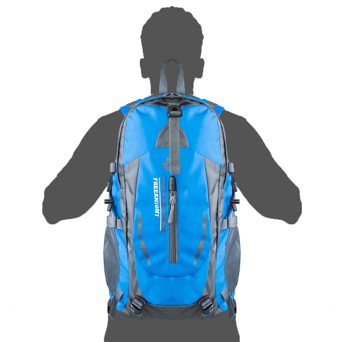 Water Resistant Sports Backpack Lightweight Outdoor Bag for Travel Climbing Camping Mountaineering School Bag Hiking Daypack Size 11.8\'\'x 8.7\'\'x 20.5\'\' (Blue)