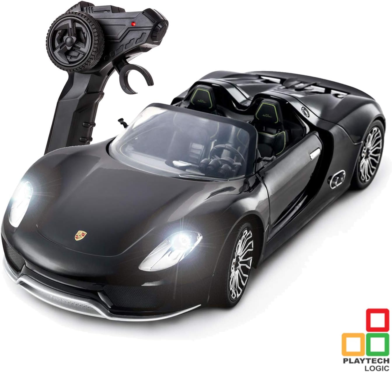 Porsche 918 Spyder Remote Control Car with Lights Kids Boys Girls