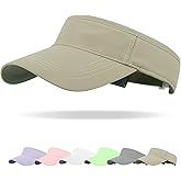 NTLWKR Sun Visor Hat Breathable Visors Sport Golf Visor Adjustable Sun Cap UV Performance Hats for Women Men