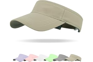 NTLWKR Sun Visor Hat Breathable Visors Sport Golf Visor Adjustable Velcro Sun Cap UV Performance Hats for Women Men