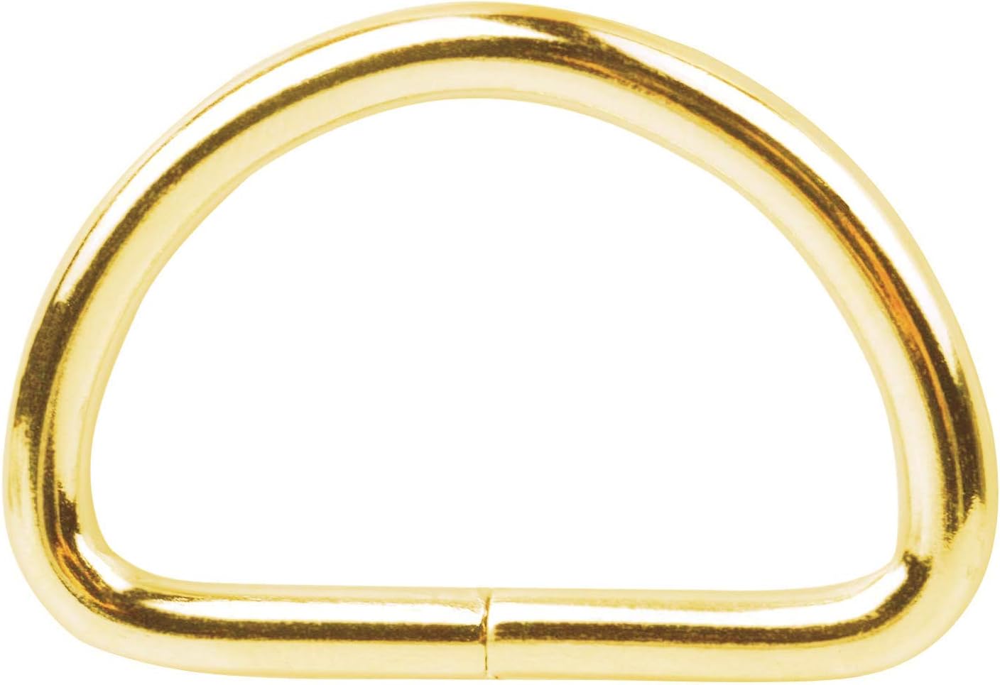 WedDecor 25mm Gold Non Welded Metal D Ring Fasteners Buckle for Adjustable Fastening Webbing Strap Arts and Crafts - Image 5