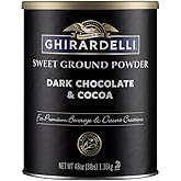 Ghirardelli Dark Chocolate & Cocoa - Sweet Ground Powder, Chocolate, 3 Lb