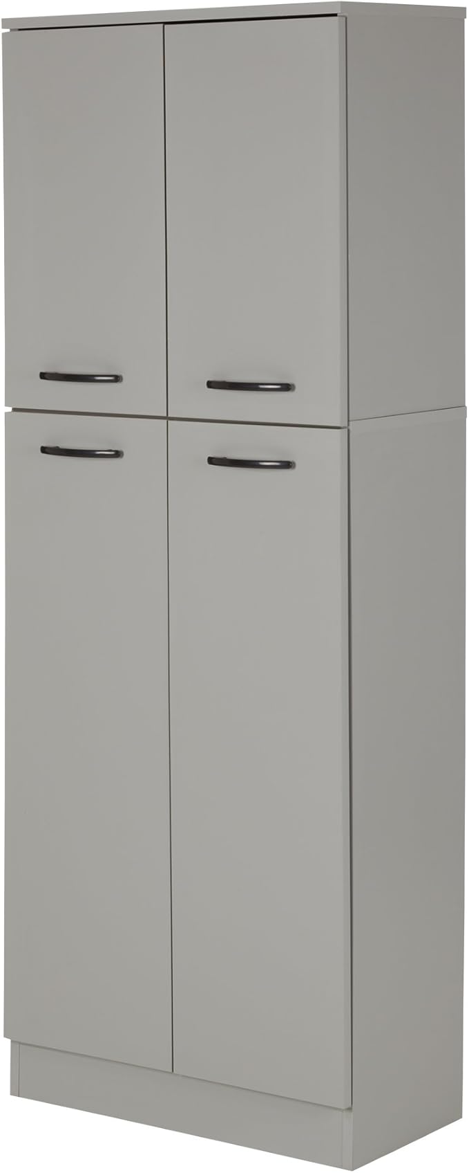 Amazon Com South Shore Soft Gray 4 Door Storage Pantry With