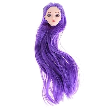Buy Sunsoar Doll Heads Long Hair 3d Eyes Baking Cake Mold Diy
