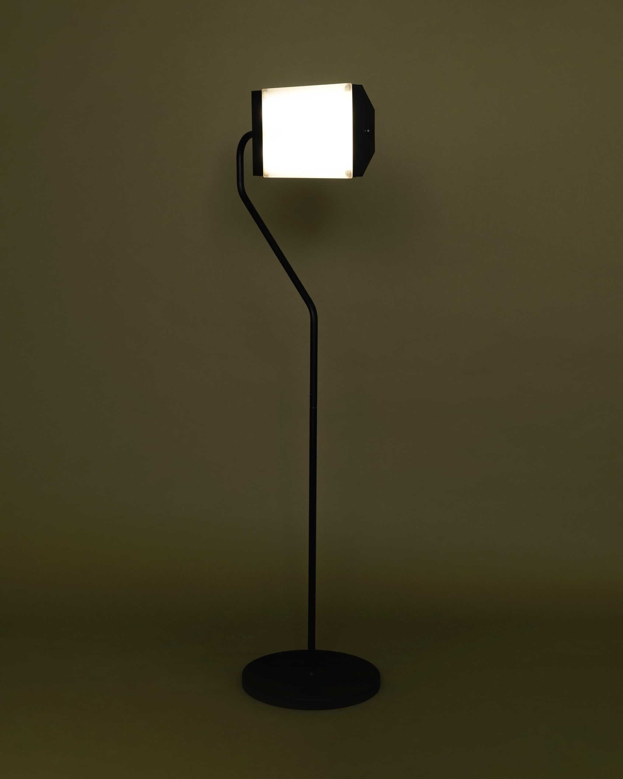 Northern Light Technologies Flamingo 10,000 Lux Bright Light Therapy Floor Lamp, Black, 4 Foot