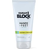 SweatBlock Antiperspirant Lotion for Hands & Feet, Proven to Reduce Tough Sweating, Reduce Hand & Foot Sweat & Smelly Feet, S