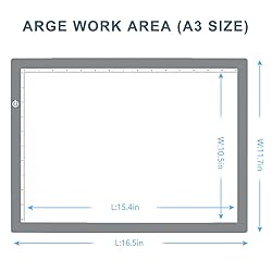 LitEnergy A3 LED Copy Board Light Tracing