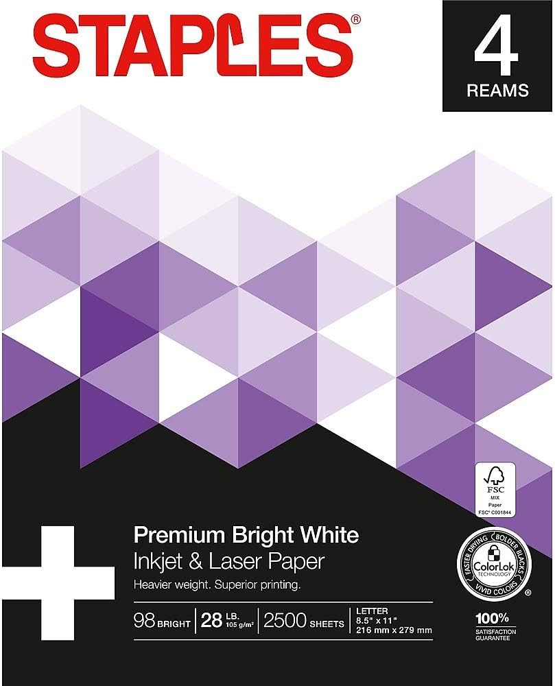 Printer Paper At Staples at Andrew Oneal blog