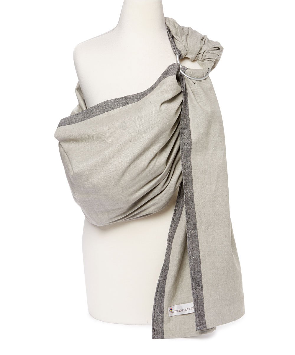 Hip Baby Wrap Ring Sling Baby Carrier for Infants and Toddlers (Slate)