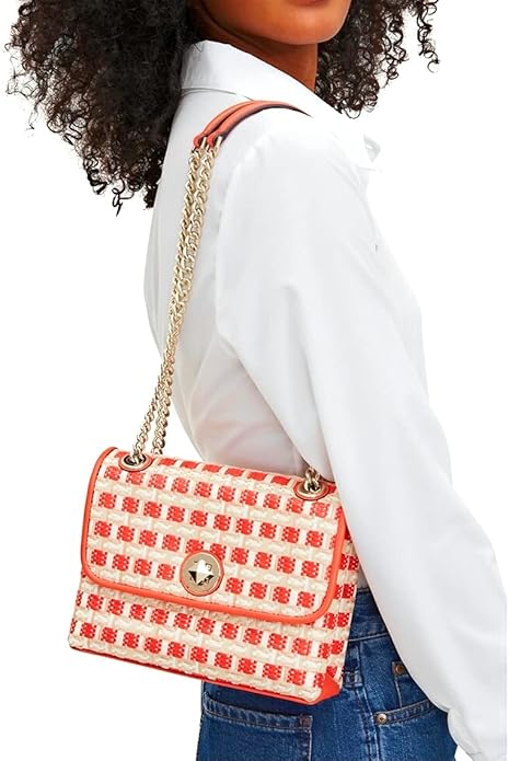 Kate Spade 凯特·丝蓓 Natalia 草编款 小号旋锁翻盖链条单肩包 2.9折$102.64 海淘转运到手约¥709 Kate Spade 凯特·丝蓓 Natalia 草编款 小号旋锁翻盖链条单肩包 2.9折$102.64 海淘转运到手约¥709