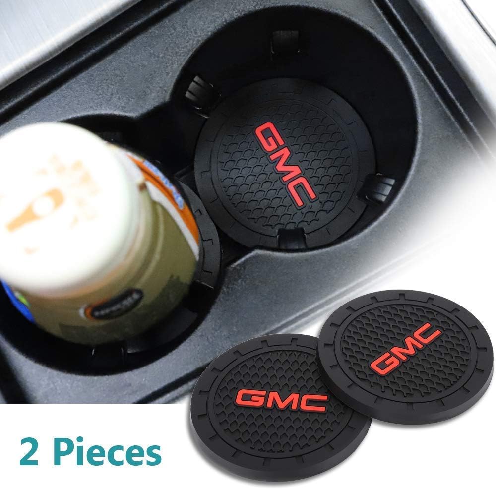 Bearfire 2.75 Inch Diameter Oval Tough Car Logo Vehicle Travel Auto Cup Holder Insert Coaster