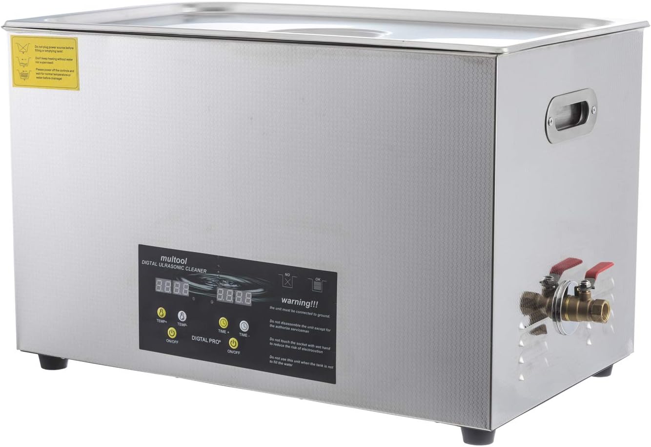 Ultrasonic Cleaner 30L Large Ultrasonic Cleaning Machine SUS 304 with Digital Timer and Heater