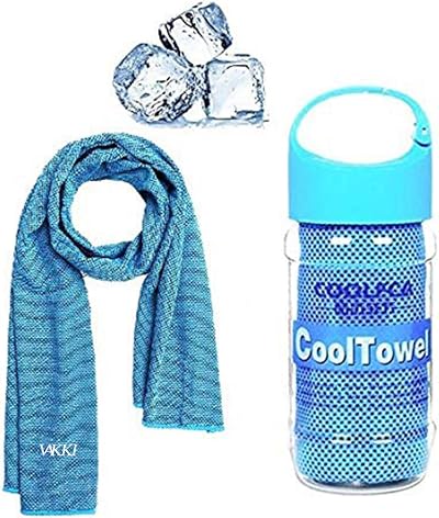 VAKKI Cooling Towel Ice Cold Sports Towels 31x110cm Neck Head Bandana