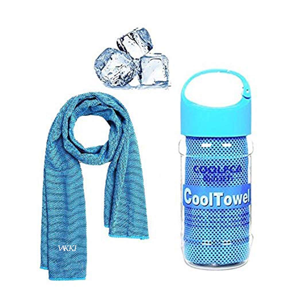 Cooling Towel, Vakki Ice Cold Sports Sweat Towel for Instant Relief