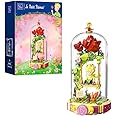 PANTASY The Little Prince Rose Swing Building Blocks Set, Creative Construction Kit for Adults and Teens, Charming Display Mo