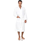 TowelSelections Mens Robe Cotton Luxury Bathrobe Soft Terry Cloth Towel Bath Robe for Men XS to 3X