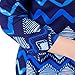 Chicwe Women's Notched Round Neck 3/4 Sleeves Printed Plus Size Tunic Top US12-28