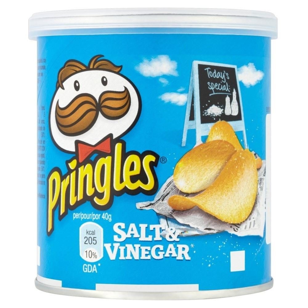 Pringles Salt & Vinegar (40g) Pack of 2