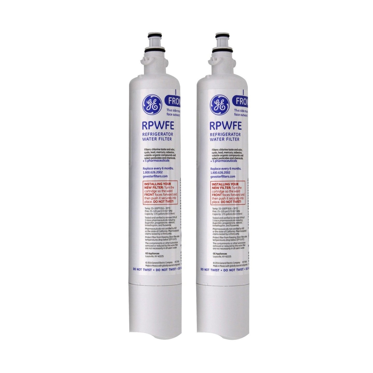 GE RPWFE Refrigerator Water Filter Replaces Model RPWF (2 Pack) eBay