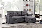 Ball & Cast 84" Sectional Sofa Couch, Sleeper Sofa