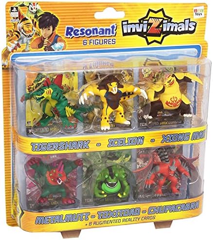 Invizimals 6 Pack Resonant Figures + 6 Cards