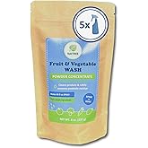 Fruit and Vegetable Wash - All Natural, Organic - Powder Concentrate 8 oz.