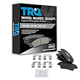 TRQ Rear Brake Pads Ceramic Compatible with