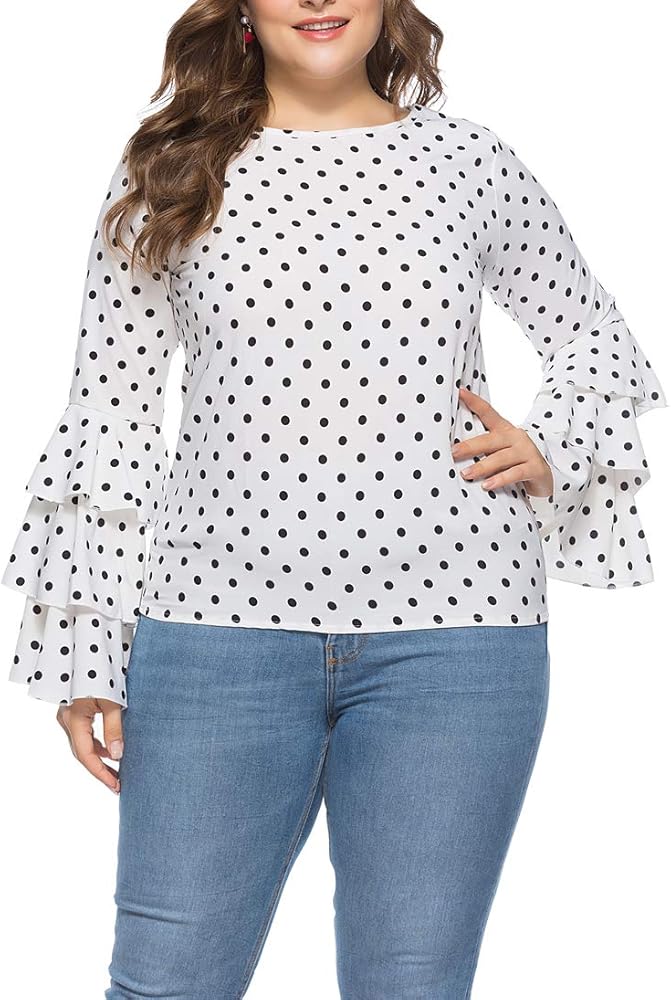 polka dot blouse amazon