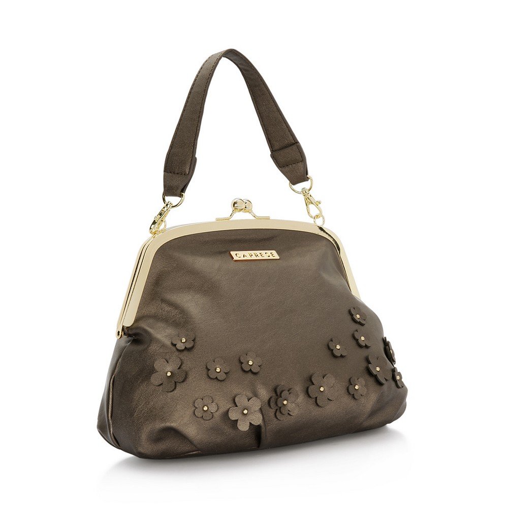 caprese women's satchel (bronze)