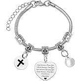 Christian Gifts for Women Faith Bracelet Inspirational Gifts for Women Christian Women Gifts Religious Gifts for Daughter Christian Birthday Gifts for Her First Communion Gifts for Easter Christmas