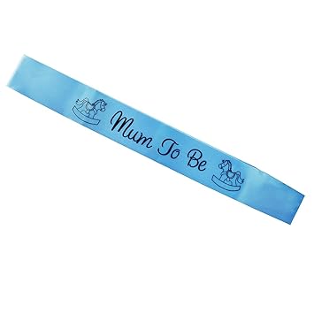 Amazon Com Mum To Be Sash Baby Shower Decorations Gifts For Boy Amazon Com Mum To Be Sash Baby Shower Decorations Gifts For Boy