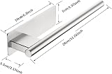 ALOECO Self Adhesive Towel Rail 28 cm Stainless Steel 304 Brushed Silver view 8