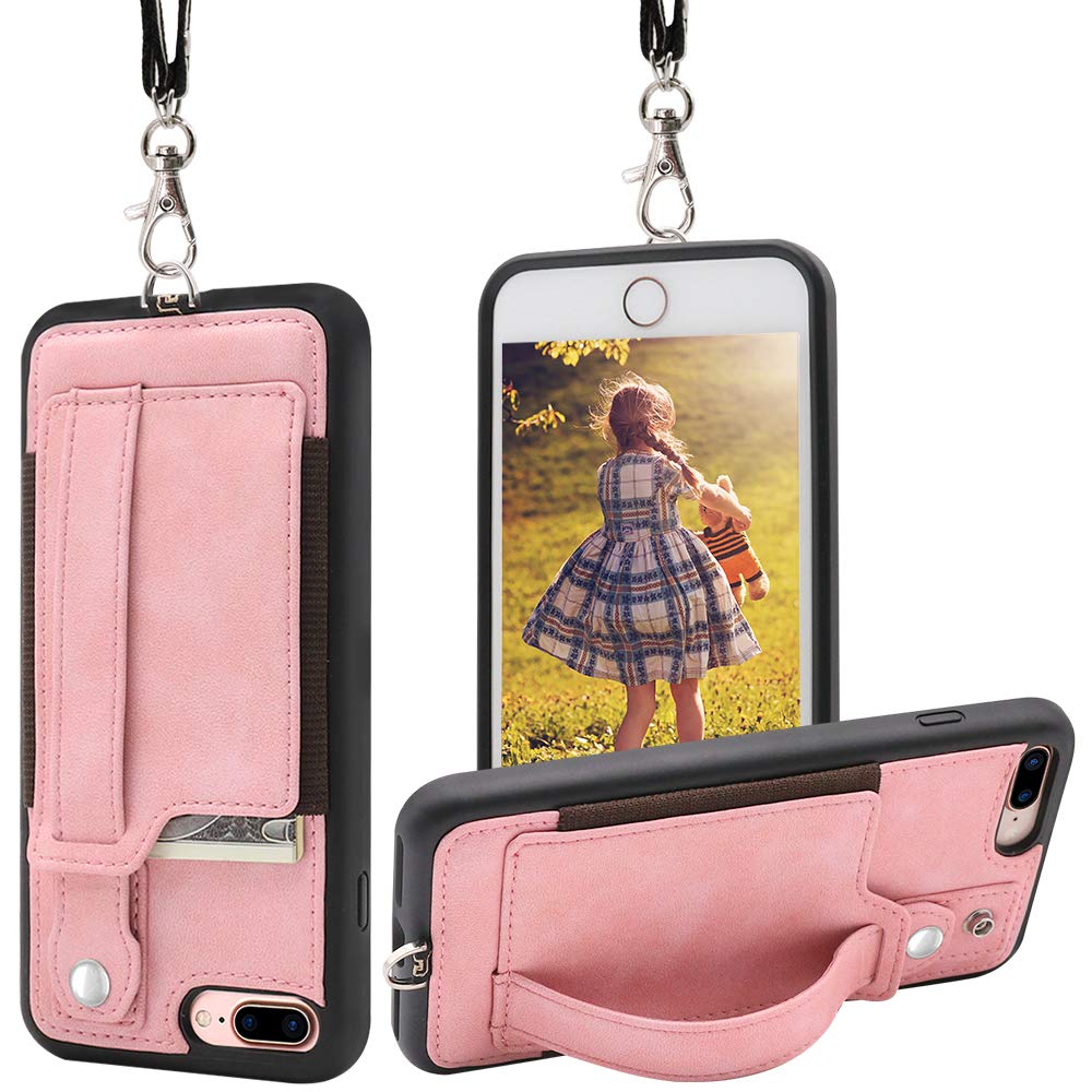 TOOVREN Upgraded iPhone 7 Plus / 8 Plus Case Wallet with Card Holder