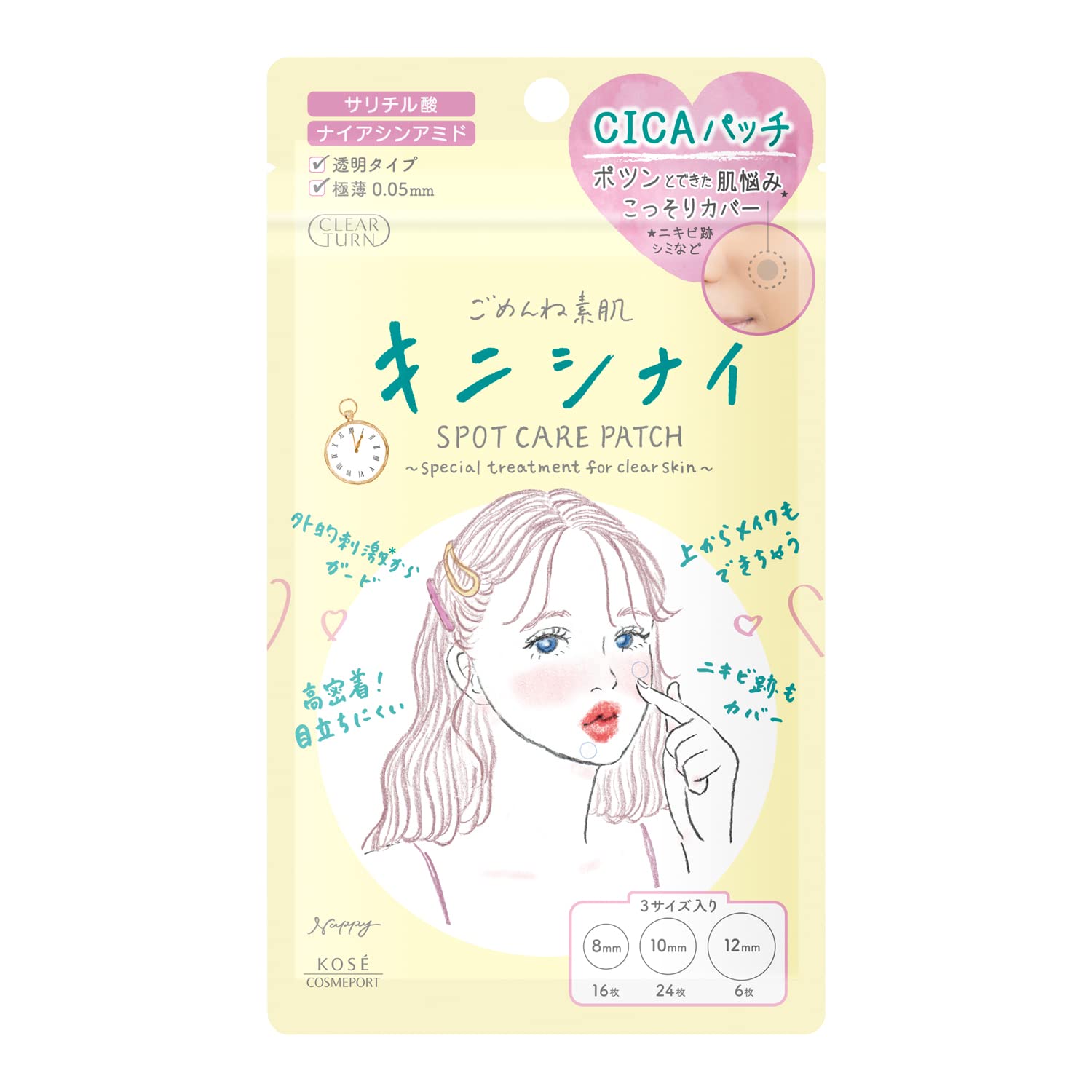 Kose Clear Turn Gomenne Suhada Kinshinai Patch - 46 sheets