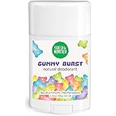 Fresh Monster Natural Deodorant for Kids & Teens I Mom's Choice Gold Award Winner | Aluminum-Free, Paraben-Free, Hypoallergenic I 24-Hour Protection I Beach Gummy Burst Scent I 1.76 oz