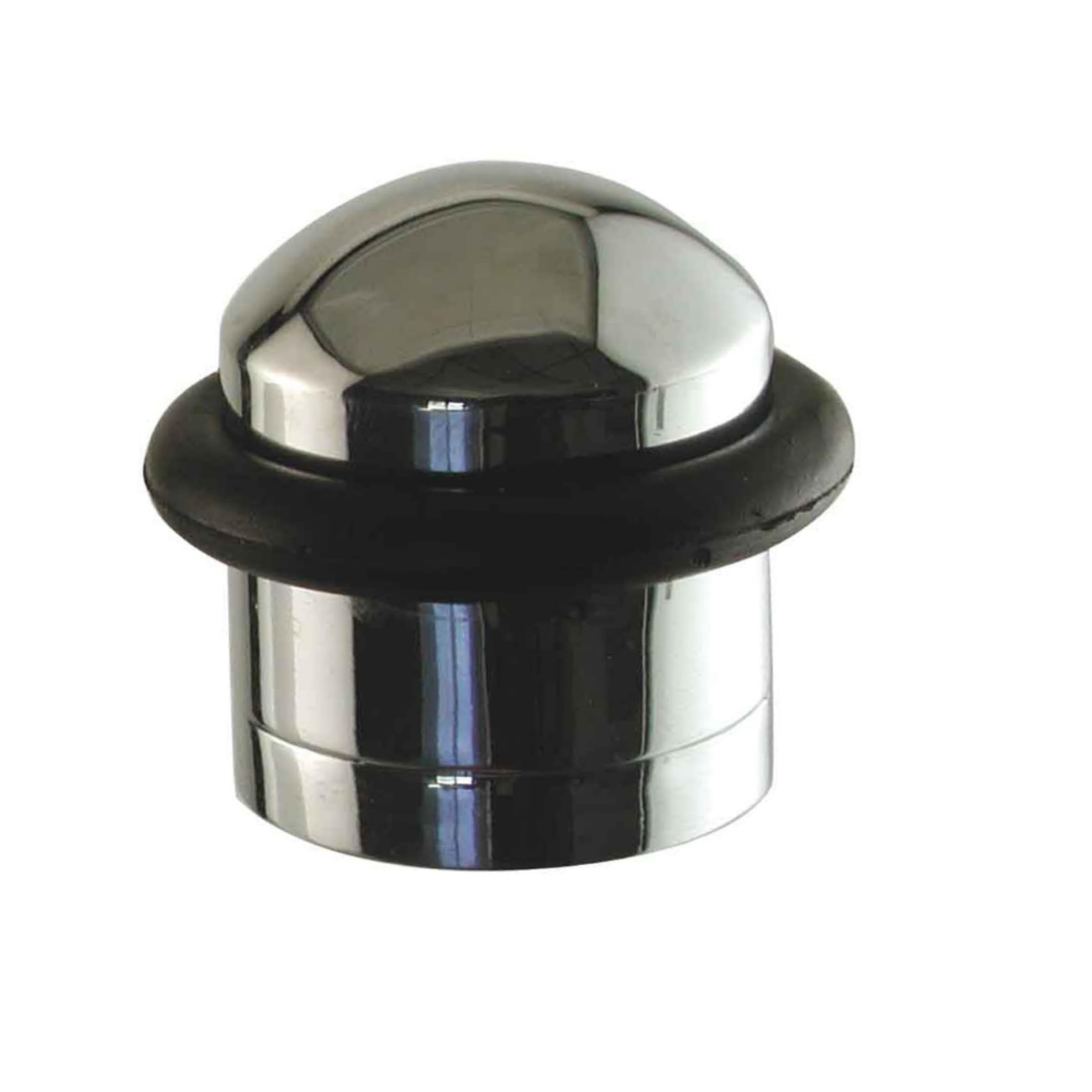 Aretro Polished Chrome Door Stop Dome Metal