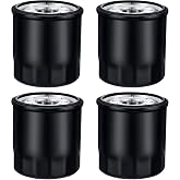 Gisafai 4 Pcs Oil Filters Oil Transmission Filter Compatible with Hydro-gear 52114/21545100, Bad Boy 063-1050-00, Gravely 21545100/600976, Toro 109-3321, Ferris 5101026X1