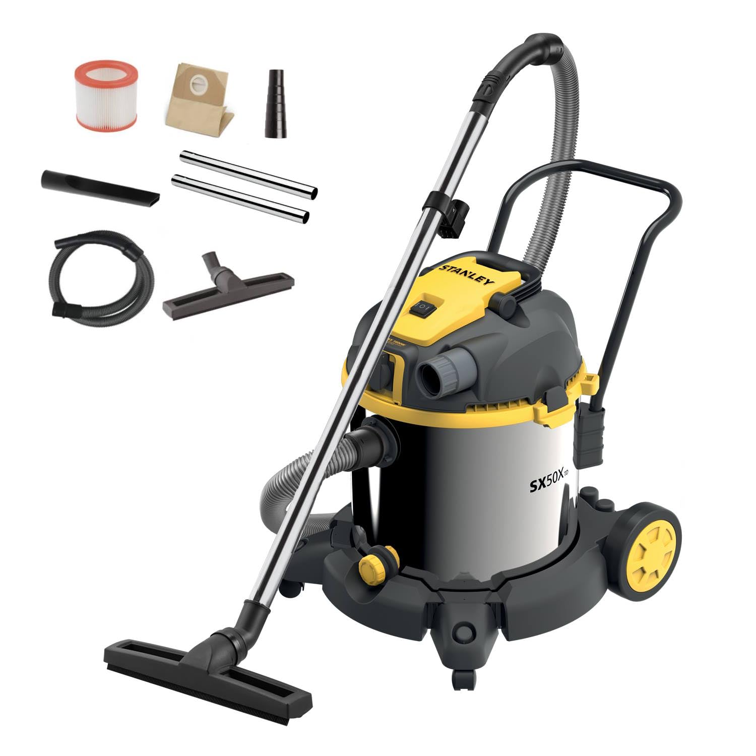 Stanley Nass und Trockensauger SXVC50XTDE (1600 W, 50 l)