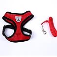 Leash for Large Dogs Adjustable Dog Vest Breathable Mesh Dog Vest Harness with Leash Set Breakaway Solid Dog Leash Durable Dog Leash Dog Harness No Escape