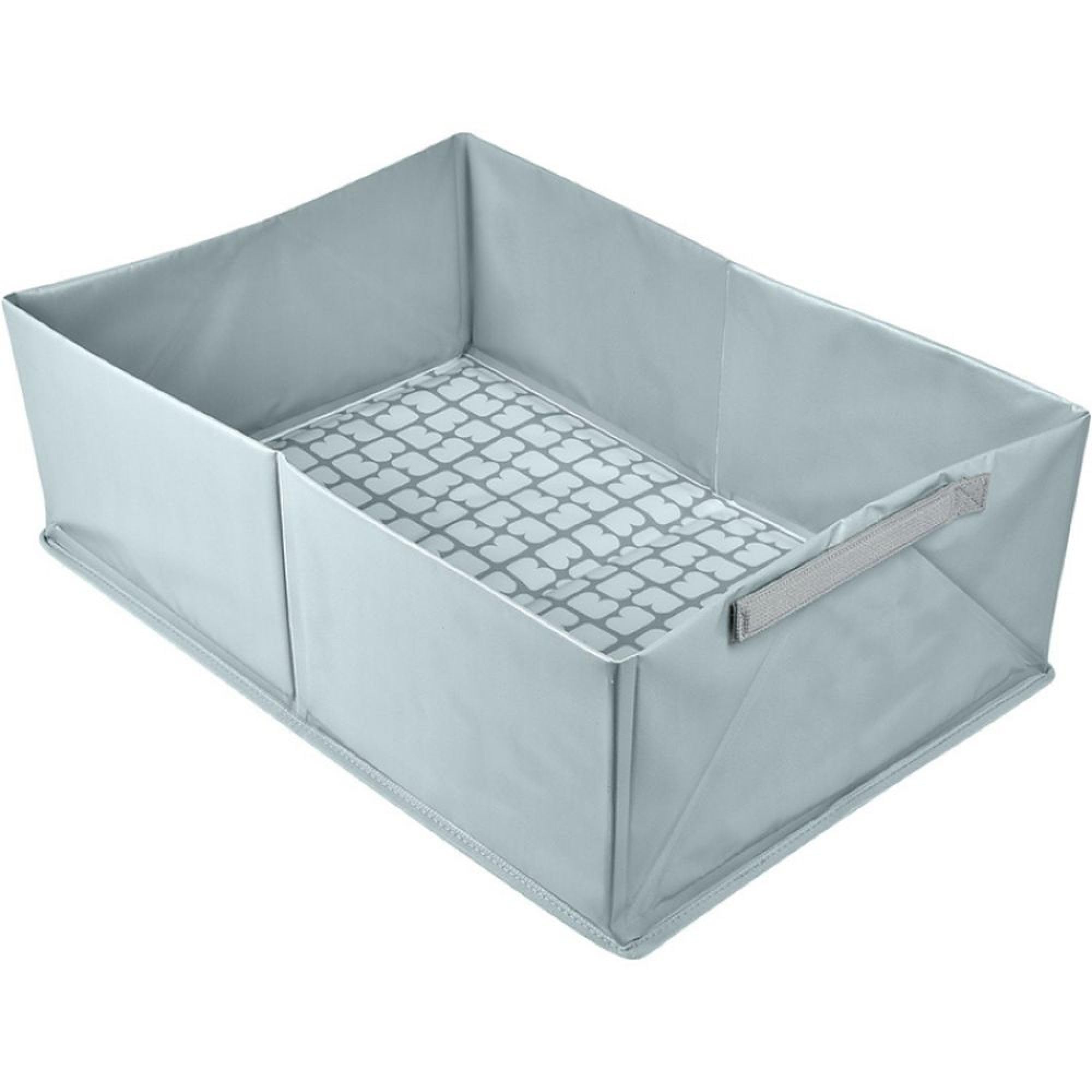 BÉABA , Foldable Baby Bathtub, Ultra Compact, Stylish and Trendy, Practical Storage, Minimal Space, Easy to Use, Camele'o Pop Up Bathtub, Blue - Compatible with Béaba Transacted