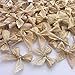 Raincol Raincol 100 Pcs Mini Gold Ribbon Bows Crafts Party Decoration