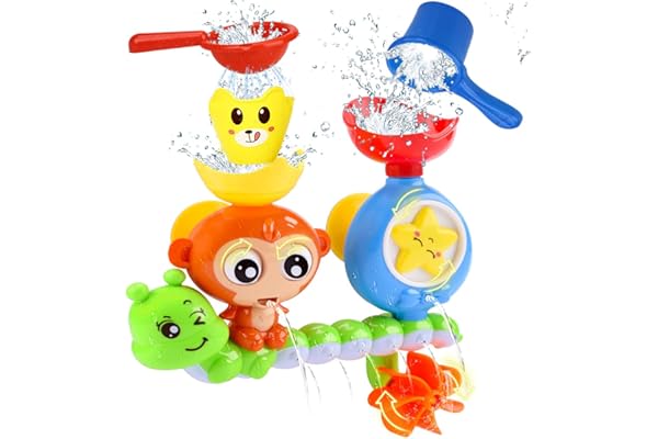Amazon Com Bath Toys For Toddlers 1 3 Age 1 2 3 4 Year Old Boys Girls Toddler Bath Tub Toys For Kids Baby Infant Water Bath Tub Toys Toys Games