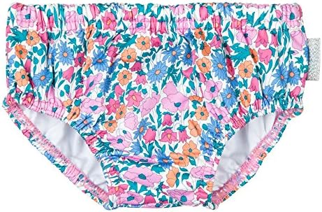 Rashoodz Cloth Reusable Baby Swim Diaper Nappy Flower Garden Pink 1 12-24 Months