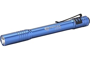 Streamlight 66122 Stylus Pro 100-Lumen Penlight With White LED, 2 AAA Alkaline Batteries and Removable Pocket Clip, Blue