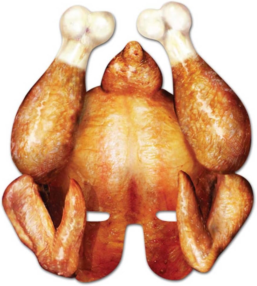 Turkey Celebrity Mask Cardboard Mask Made of High-Quality Glossy Cardboard with Eye Holes and Elastic Band – 30 x 30 x 21 cm
