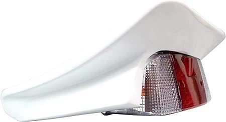 Amazon Xjr400 前期 テールカウル 白 紅白 テールランプ Cbx変身 96年モデル 4hm Cbx400f仕様 塗装済み シート本体 車 バイク
