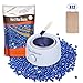 Wax Beans, Hard Body Wax Beans, Solid Depilatory Wax for Hair Removal on All Body Parts 300g (10 Oz)/bag with 12pcs Wax Spatulas (chamomile)