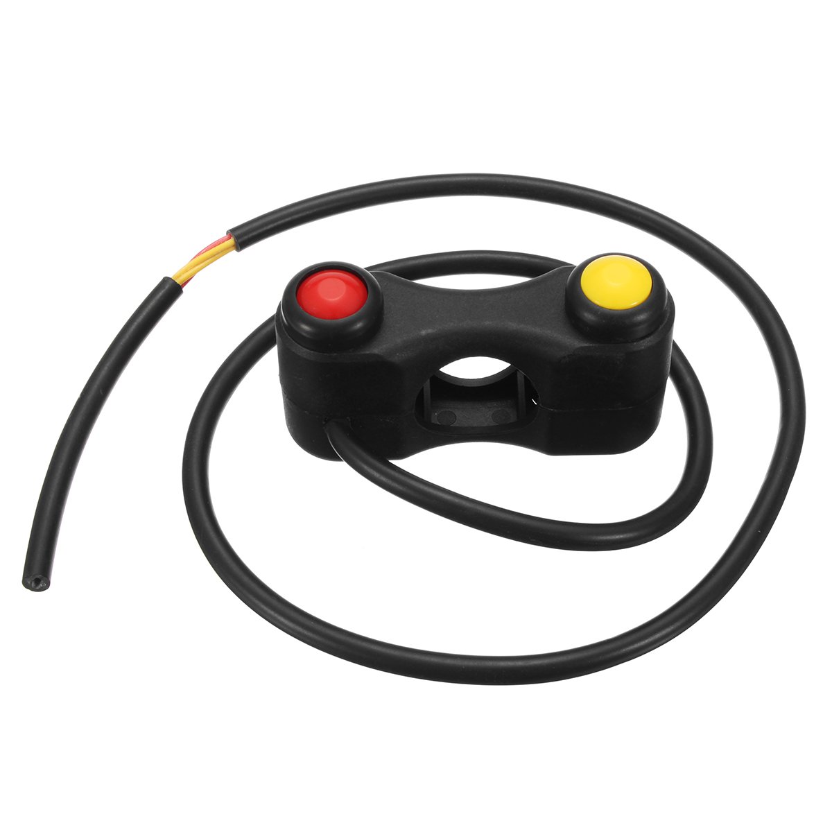 Alamor 22mm 7/8inch 2 Button Array Handlebar Mount Switches Assembly compatible with Motorcycle Race Bikes